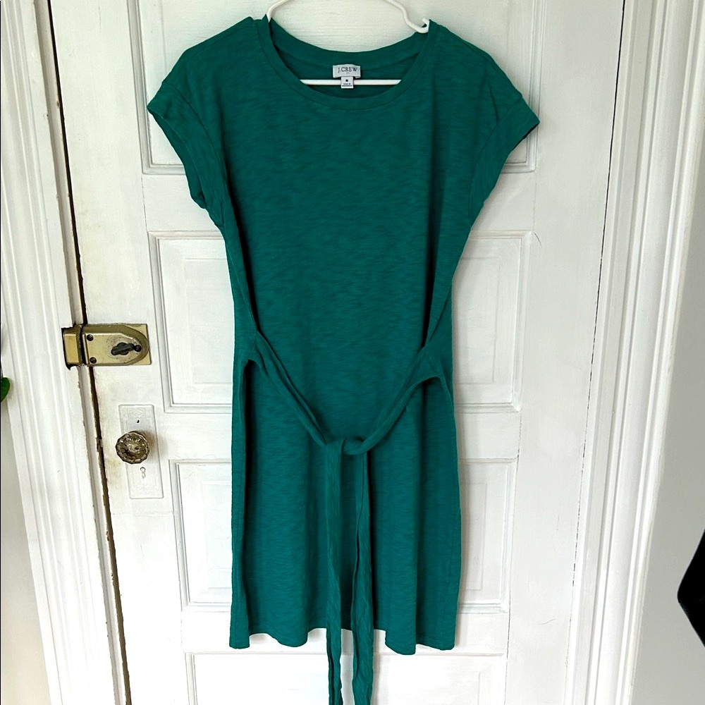 J. Crew Green Mini Dress